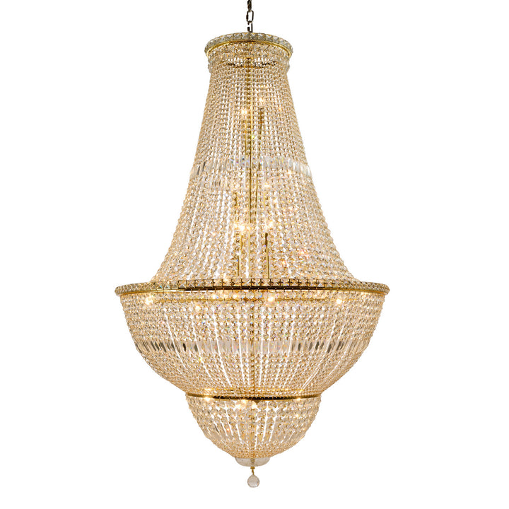 Worldwide Empire W83032G36 Chandelier Light - Polished Gold