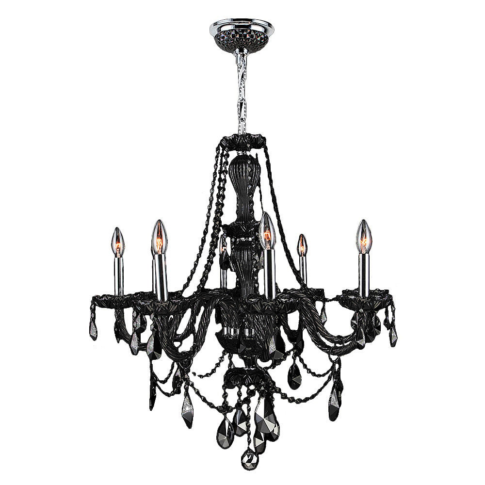 Worldwide Provence W83097C28-BL Chandelier Light - Polished Chrome