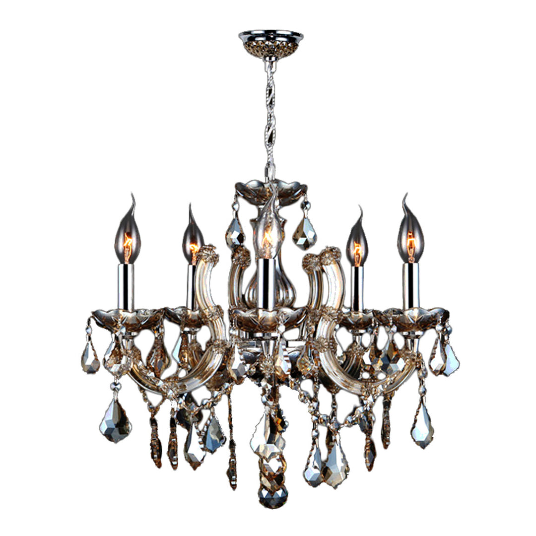 Worldwide Catherine W83120C18-GT Chandelier Light - Polished Chrome