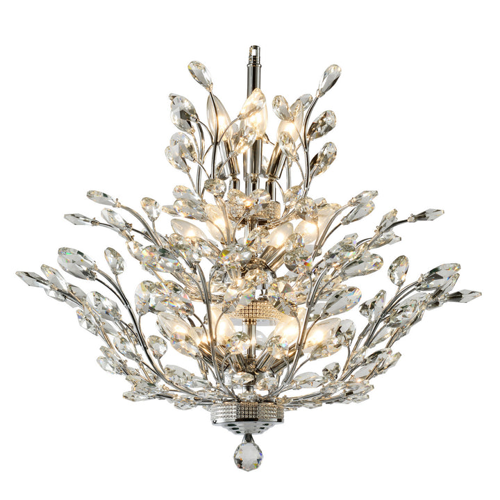 Worldwide Aspen W83152C27 Chandelier Light - Polished Chrome