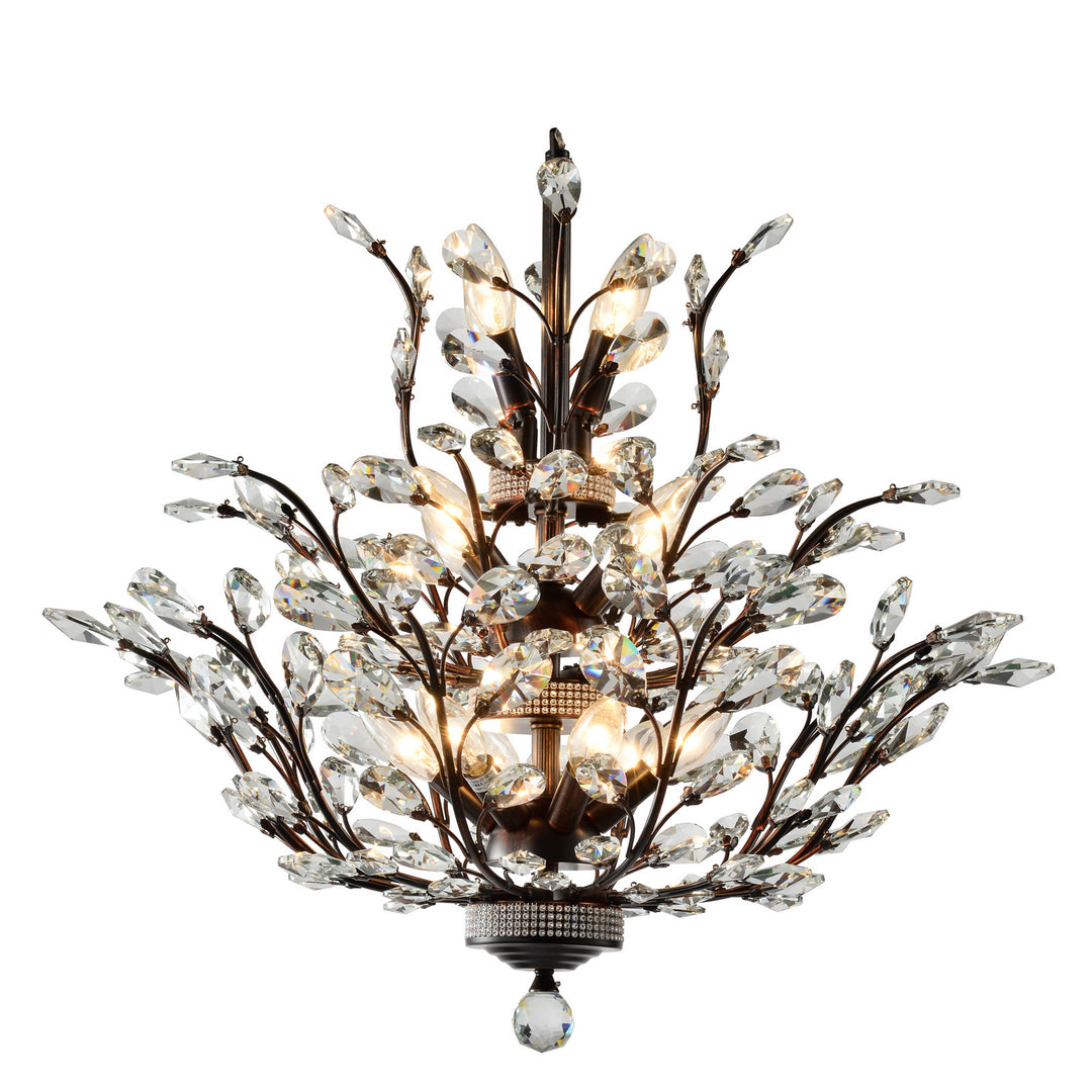 Worldwide Aspen W83152F27 Chandelier Light - Dark Bronze