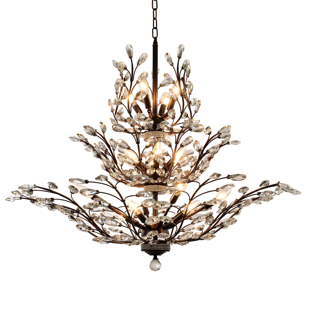 Worldwide Aspen W83152F41 Chandelier Light - Dark Bronze