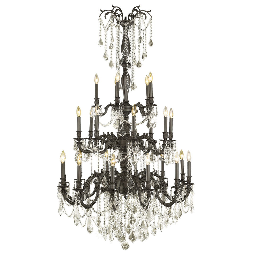 Worldwide Windsor W83311F38-CL Chandelier Light - Dark Bronze