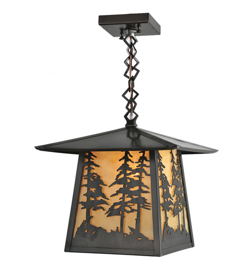 Meyda Tiffany Lighting 99530 Stillwater One Light Pendant Outdoor Bronze / Dark