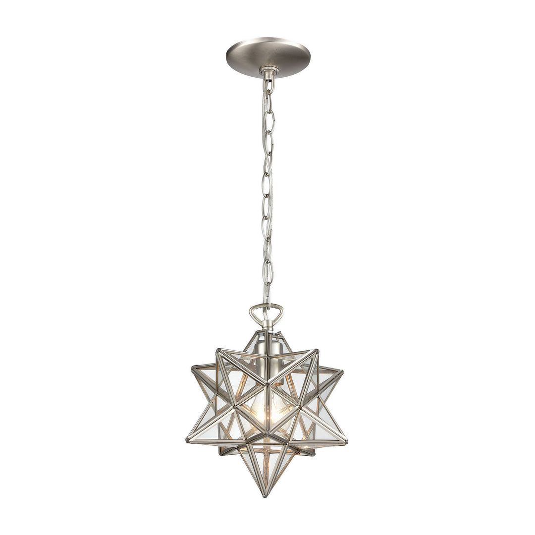 Elk Moravian Star 1145-013 Pendant Light - Antique Nickel