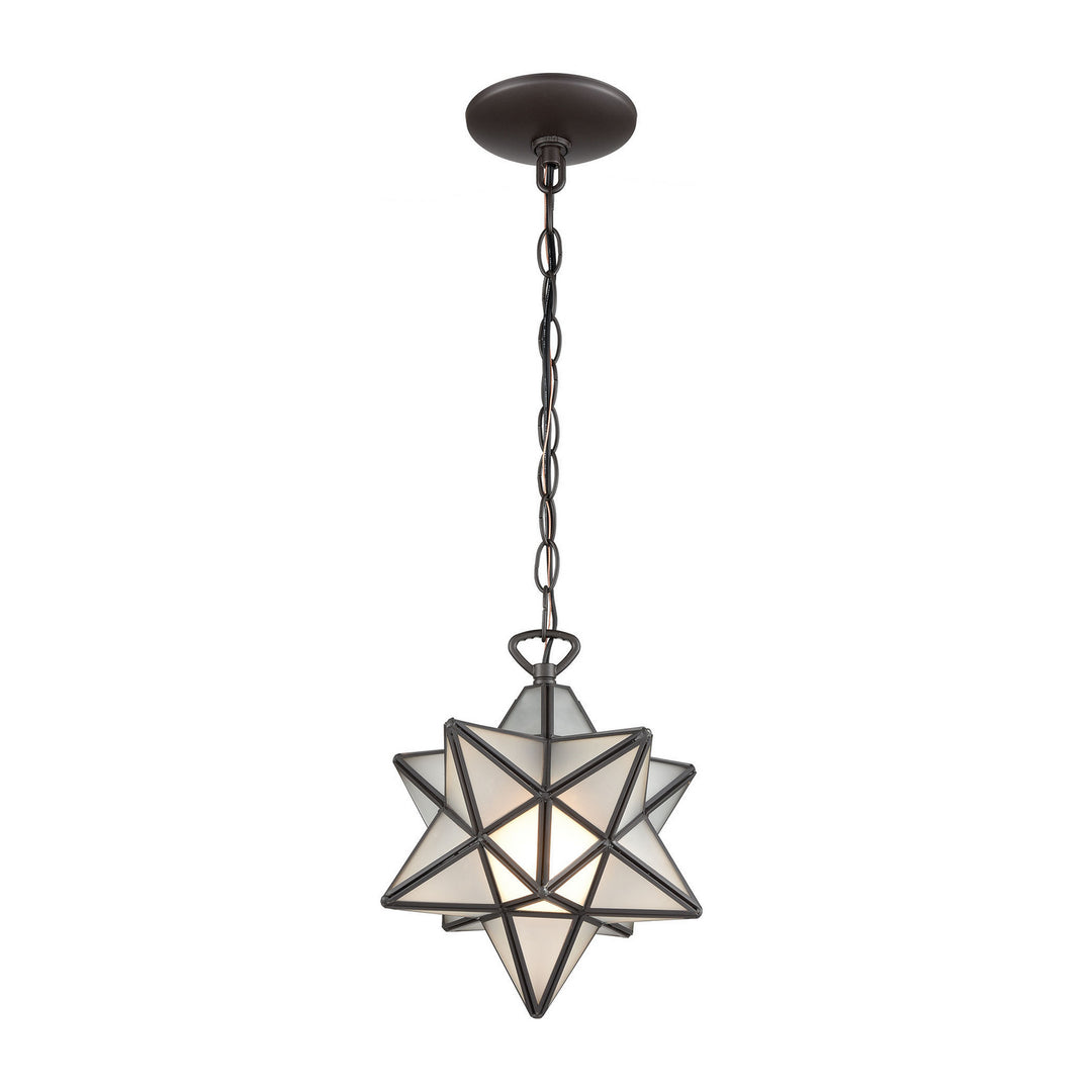 Elk Moravian Star 1145-015 Pendant Light - Oil Rubbed Bronze