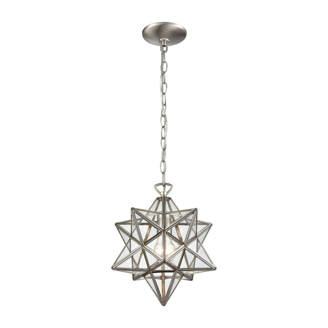 Elk Moravian Star 1145-019 Pendant Light - Polished Nickel