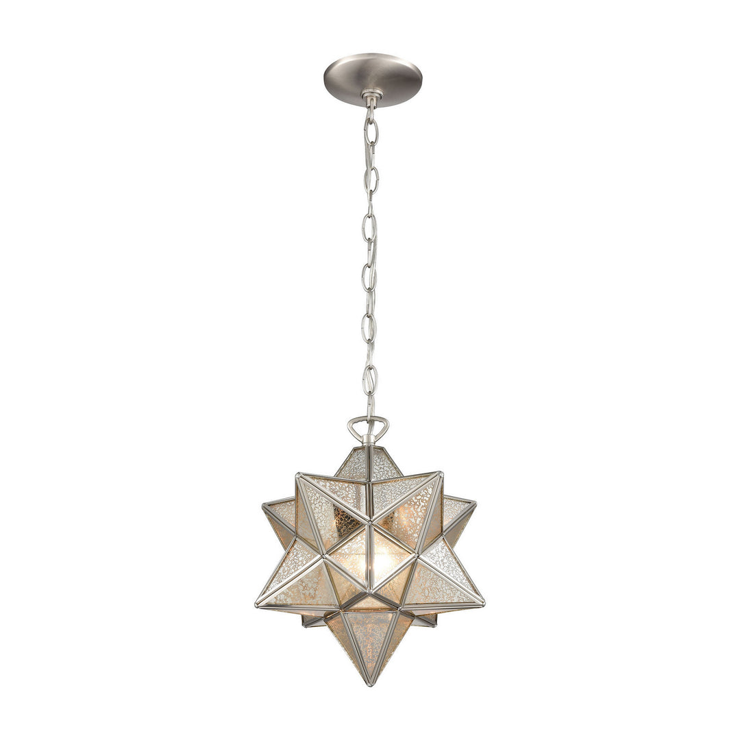 Elk Moravian Star 1145-022 Pendant Light - Antique Nickel