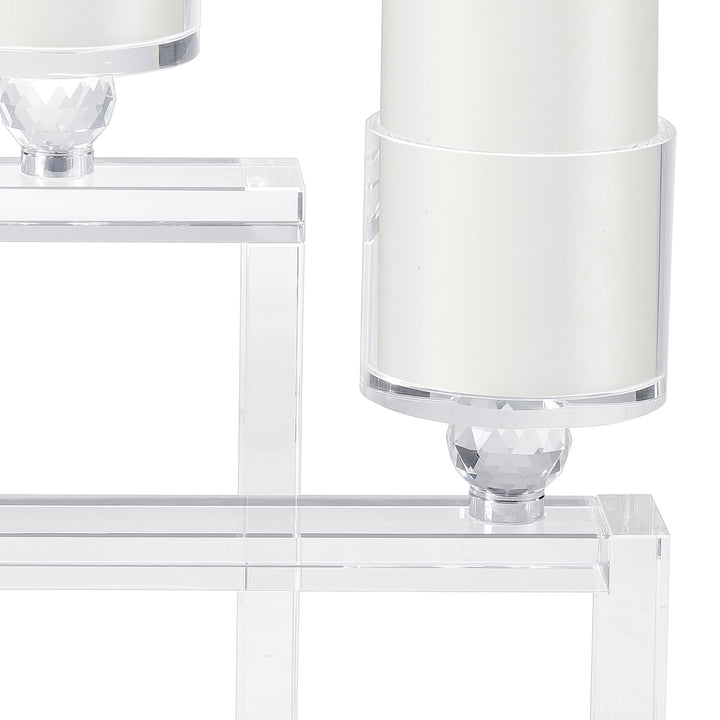 Elk Lighting 2225-018/S2 Modern Cubic Home Decor Clear