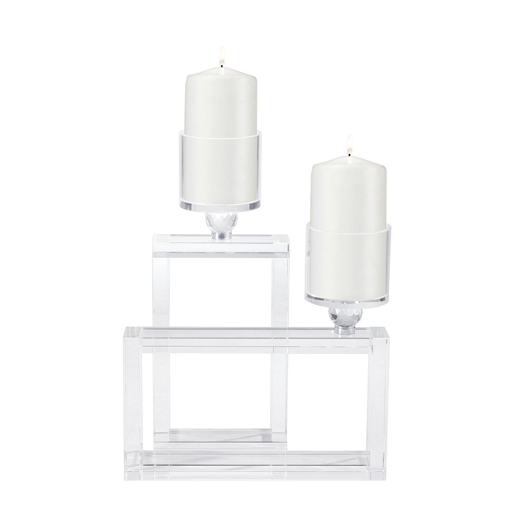 Elk Lighting 2225-018/S2 Modern Cubic Home Decor Clear
