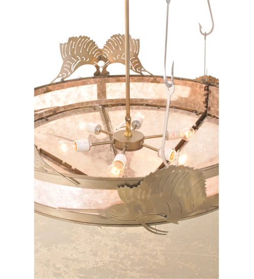 Meyda Tiffany Catch Of The Day 99648 Chandelier Light - Antique Copper