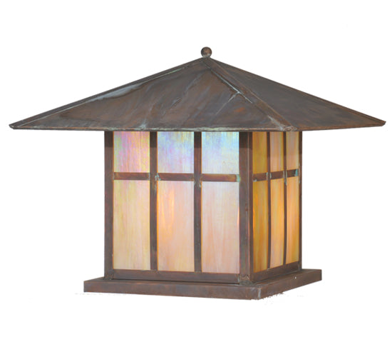 Meyda Tiffany Lighting 99696 Seneca Two Light Pier Mount Outdoor Bronze / Dark