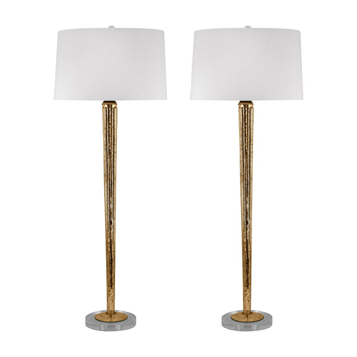 Elk Lighting 711/S2  Mercury Glass Lamp Gold Mercury