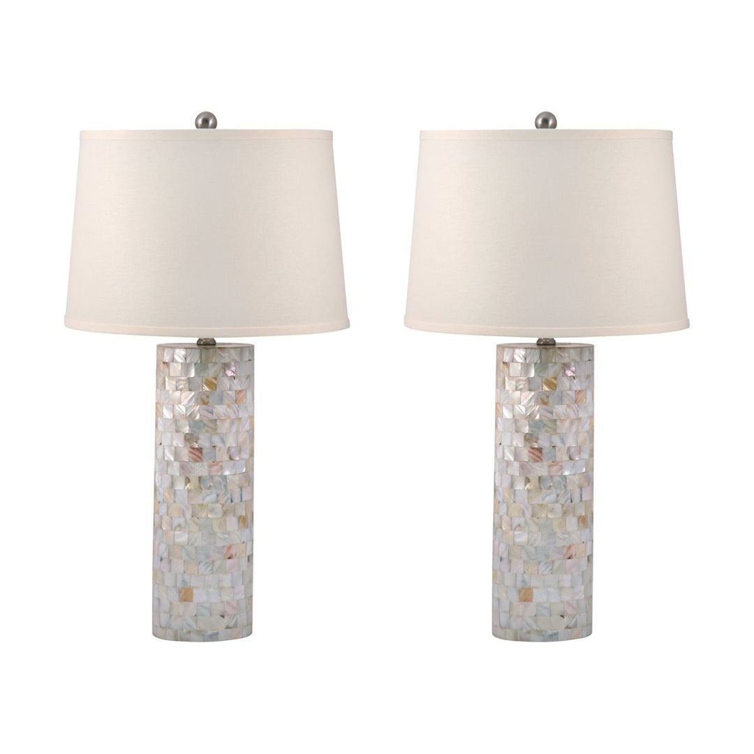 Elk Lighting 812/S2  Mother Of Pearl Lamp Natural