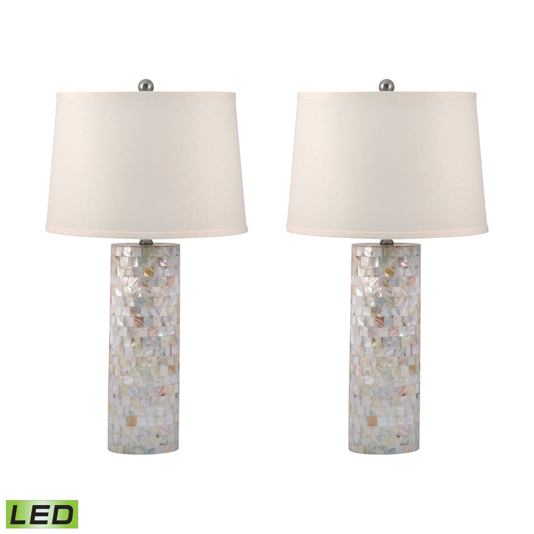 Elk Lighting 812/S2-LED  Mother Of Pearl Lamp Natural
