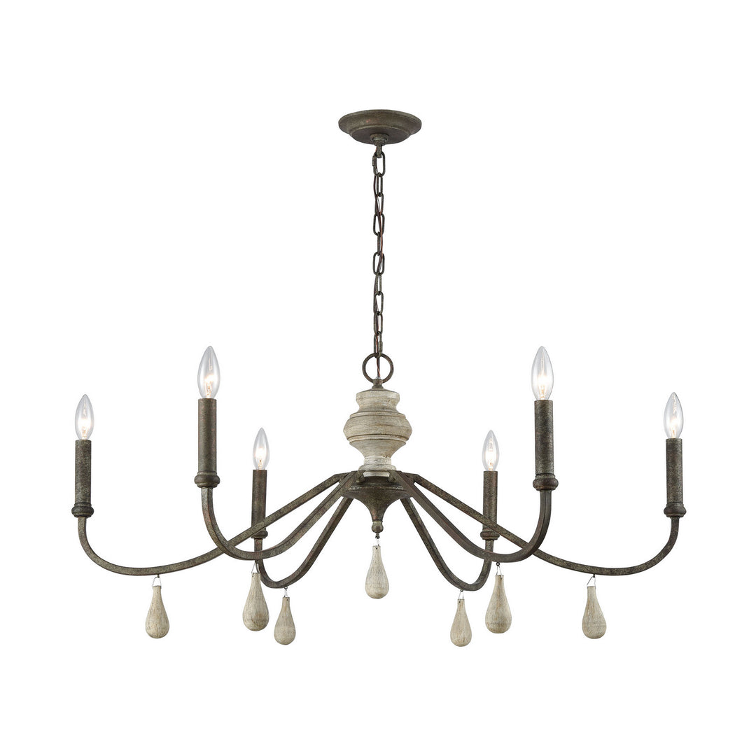 Elk French Connection D3871 Chandelier Light - Malted Rust