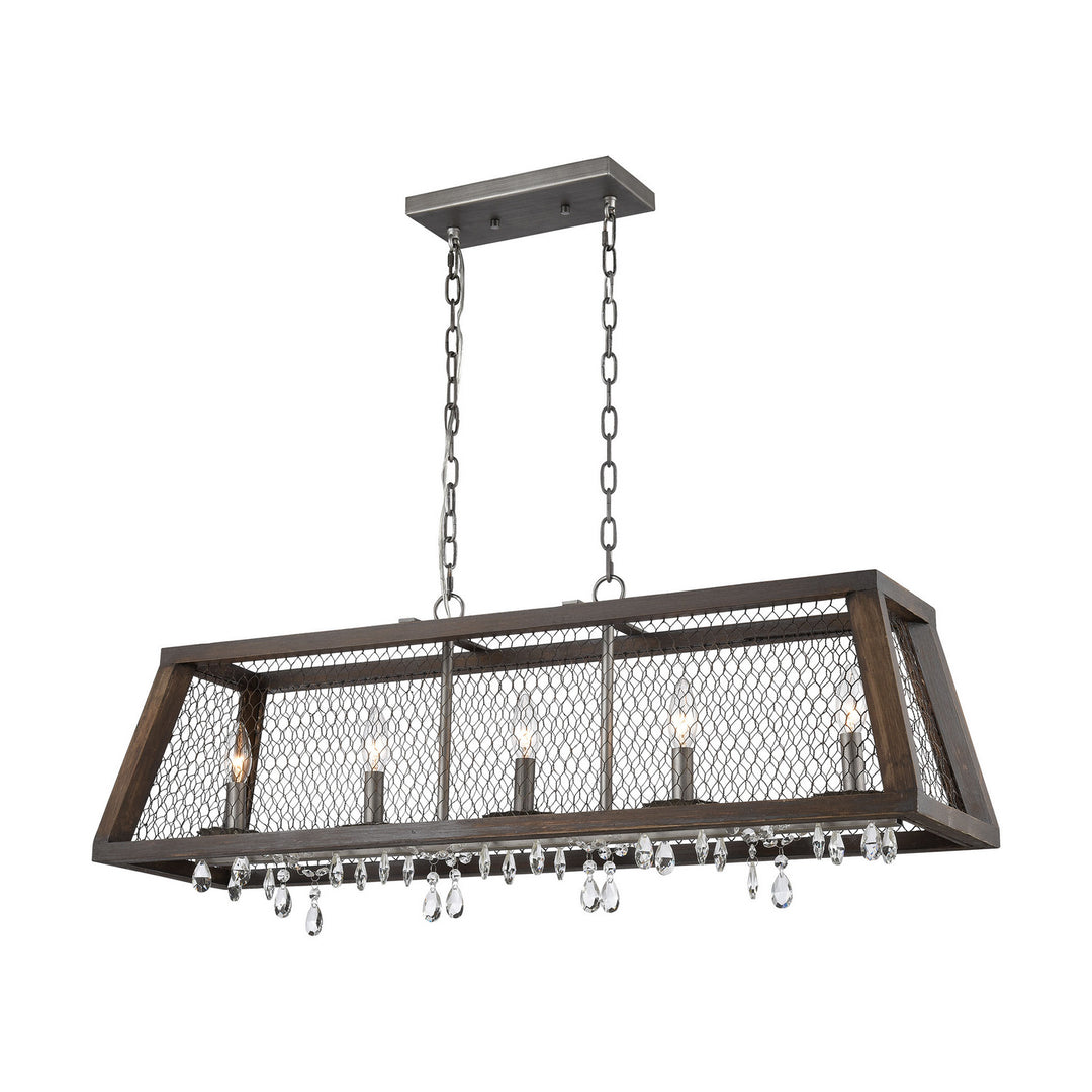 Elk Renaissance Invention D3998 Pendant Light - Aged Wood