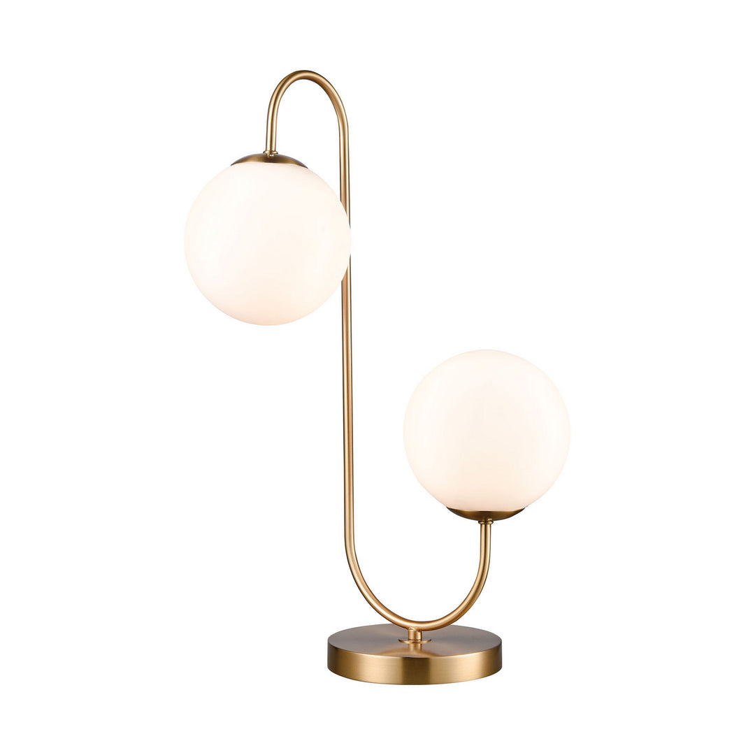 Elk Lighting D4154 Modern Moondance Lamp Aged Brass