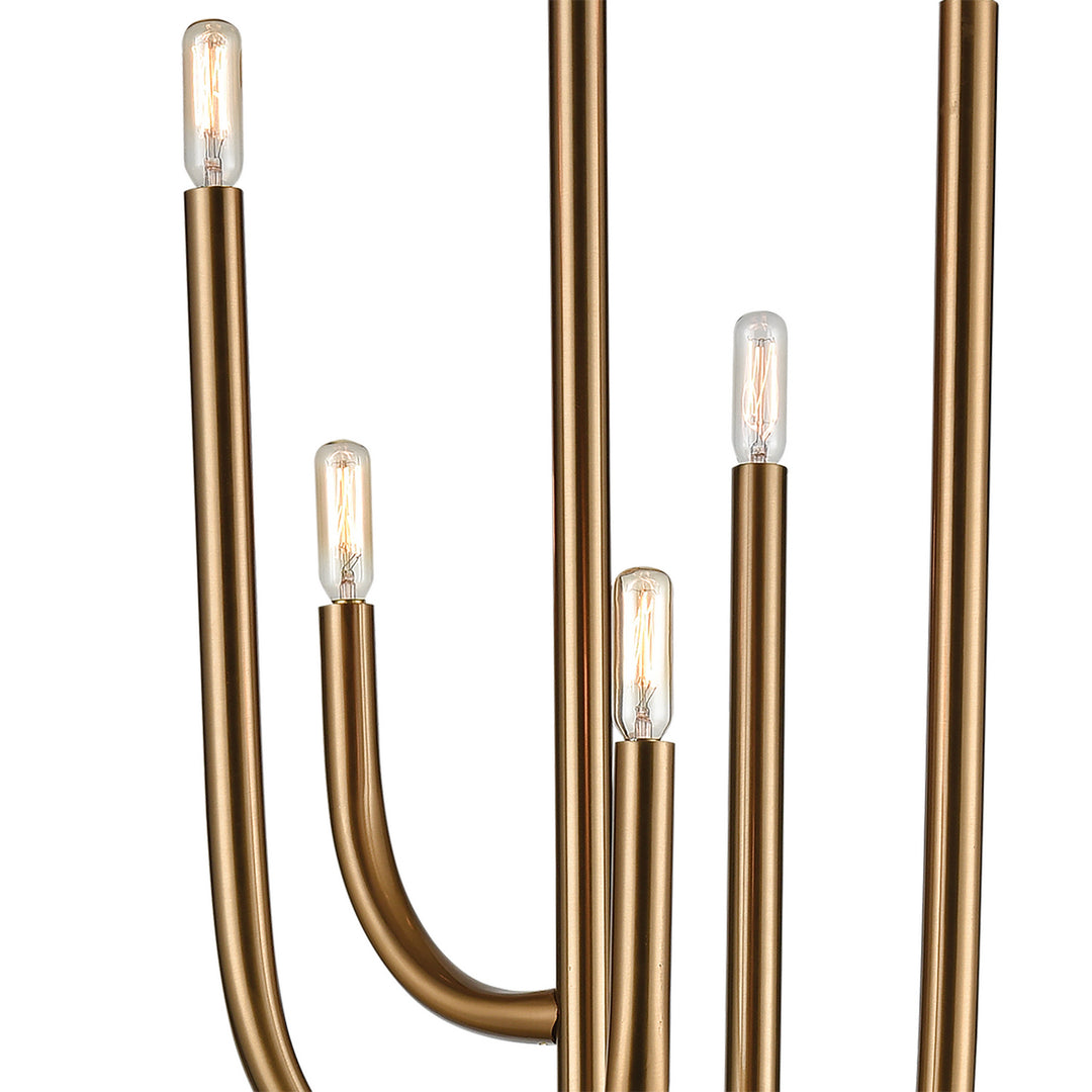 Elk Lighting D4265 Modern Hands Up Lamp Aged Brass