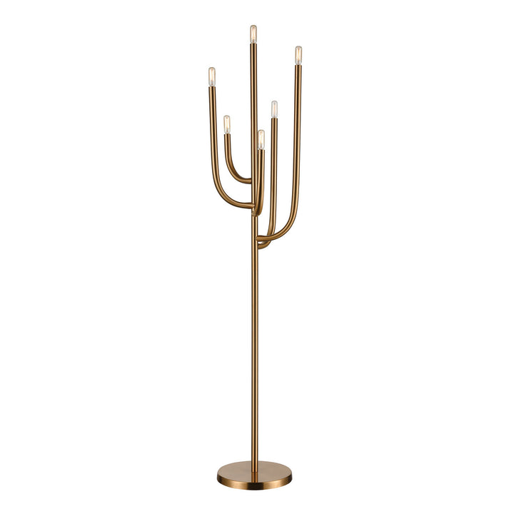 Elk Lighting D4265 Modern Hands Up Lamp Aged Brass