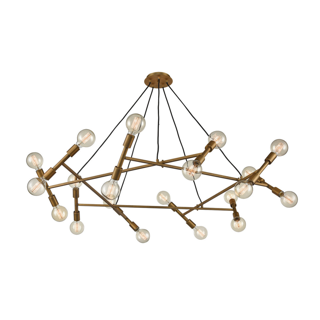 Elk Guesting D4350 Pendant Light - Antique Brass