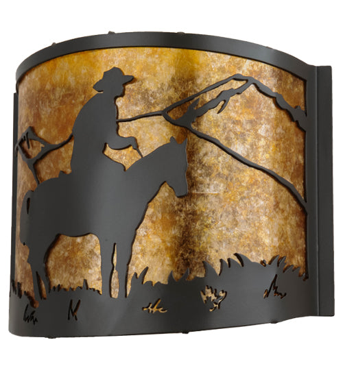 Meyda Tiffany Cowboy 99773 Wall Light - Timeless Bronze