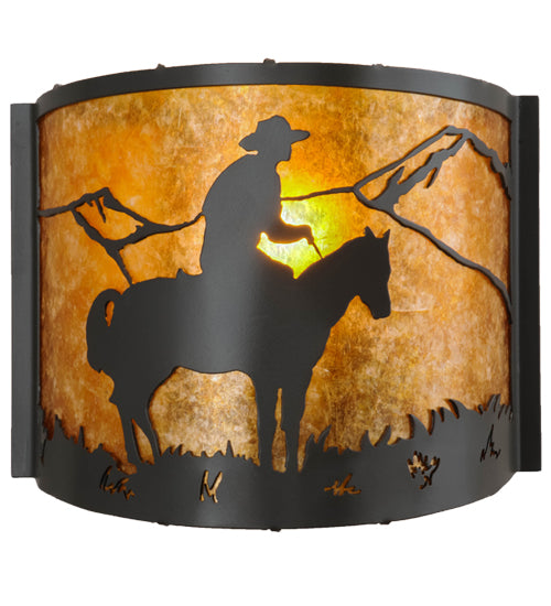 Meyda Tiffany Cowboy 99773 Wall Light - Timeless Bronze