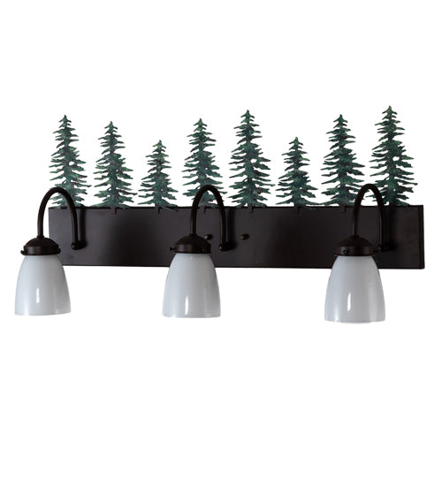 Meyda Tiffany Tall Pines 99783 Bath Vanity Light 28 in. wide - Cafe-Noir