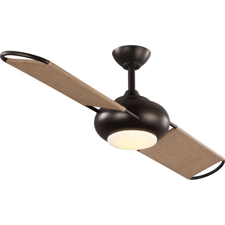 Progress Edisto P2596-12930K Ceiling Fan - Architectural Bronze, Mushroom/