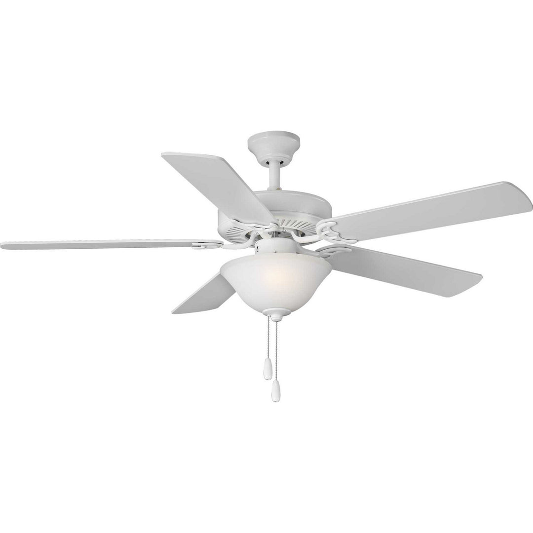 Progress Builder Fan P2599-30 Ceiling Fan - White, White, White/