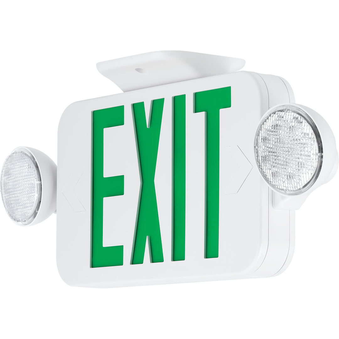 Progress Lighting PECUE-UG-30 Exit Signs Led Combo Exit/Emergency Utility Light White