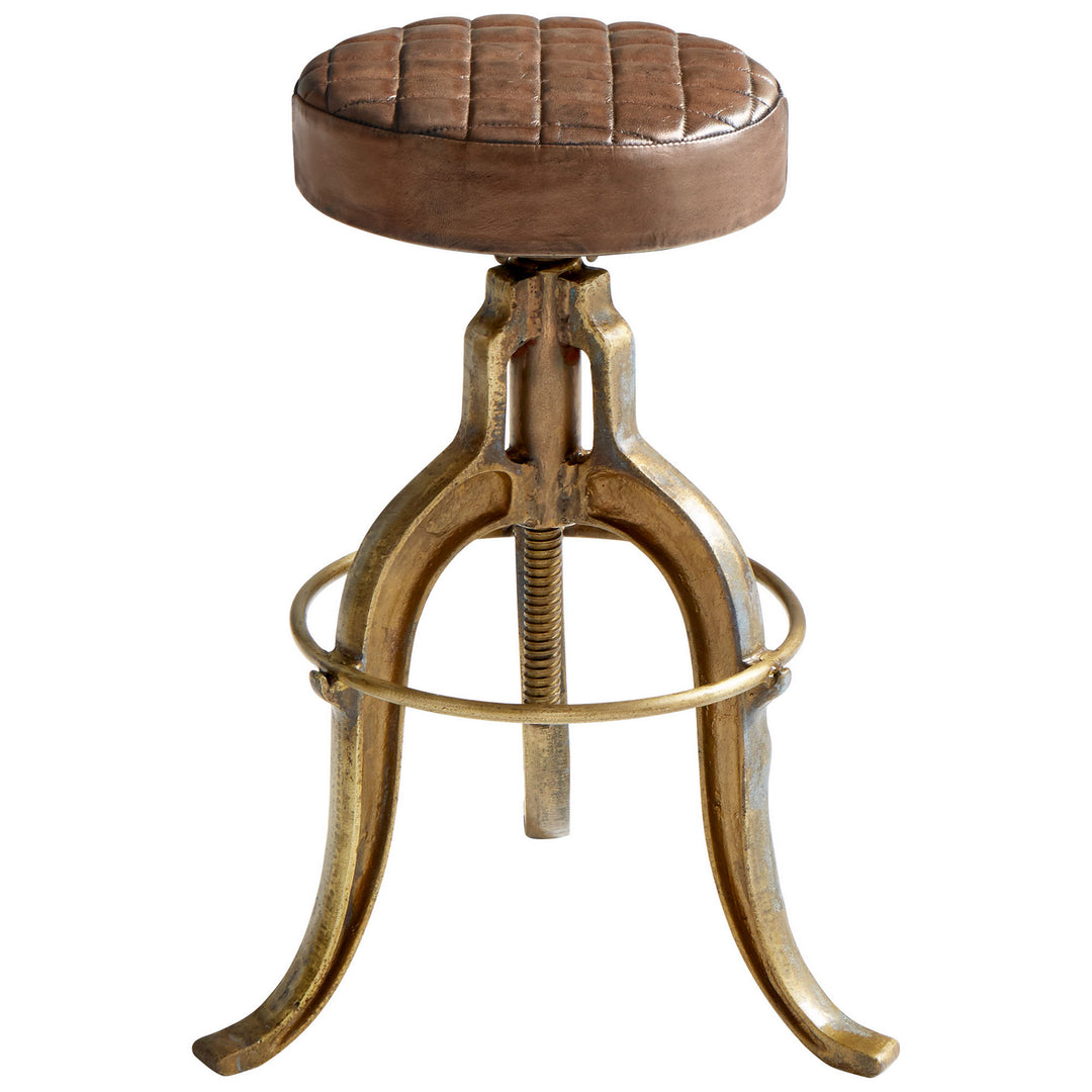 Cyan Design 10077  Stool Furniture Brass
