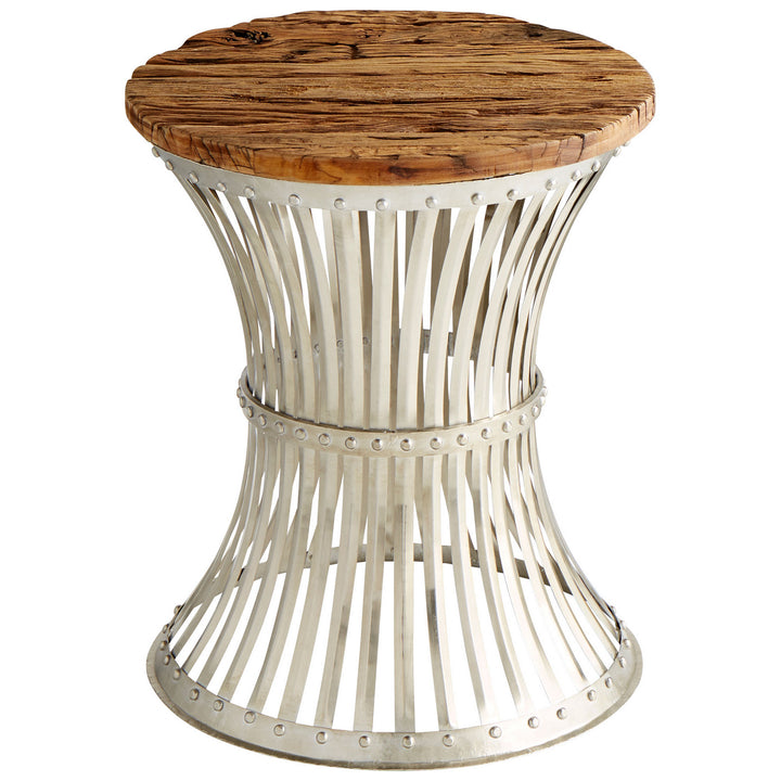 Cyan 10082 Tables - Raw Iron And Natural Wood