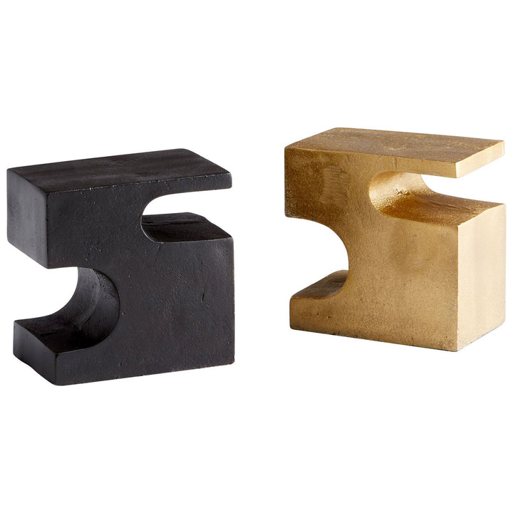 Cyan 10091 Bookends - Bronze And Brass