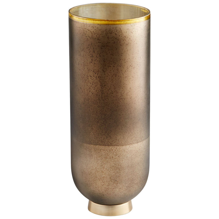 Cyan 10186 Vases & Planters - Black Onyx And Champagne
