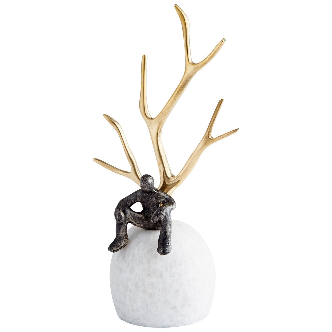 Cyan 10427 Sculptures (Human) - Bronze/Gold/White