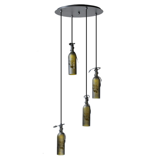 Meyda Tiffany Tuscan Vineyard 99824 Pendant Light - Pewter