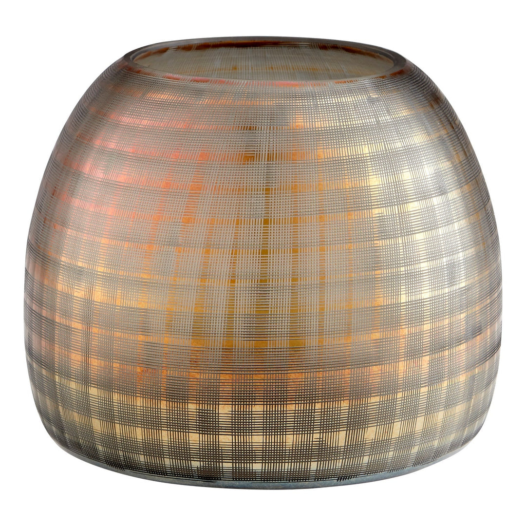 Cyan 10465 Vases & Planters - Combed Irridescent Gold