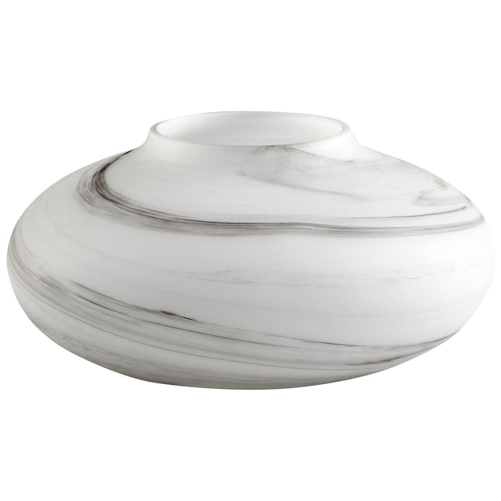 Cyan 10467 Vases & Planters - White And Black Swirl