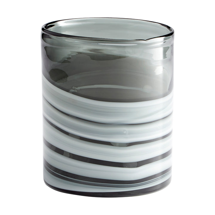 Cyan 10470 Vases & Planters - White And Silver