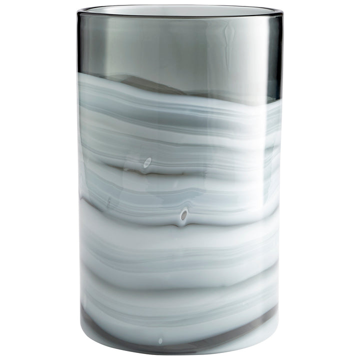 Cyan 10472 Vases & Planters - White And Silver