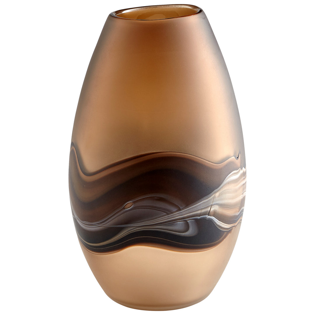 Cyan 10480 Vases & Planters - Amber Swirl