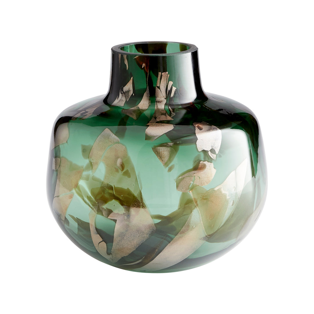 Cyan 10491 Vases & Planters - Green And Gold