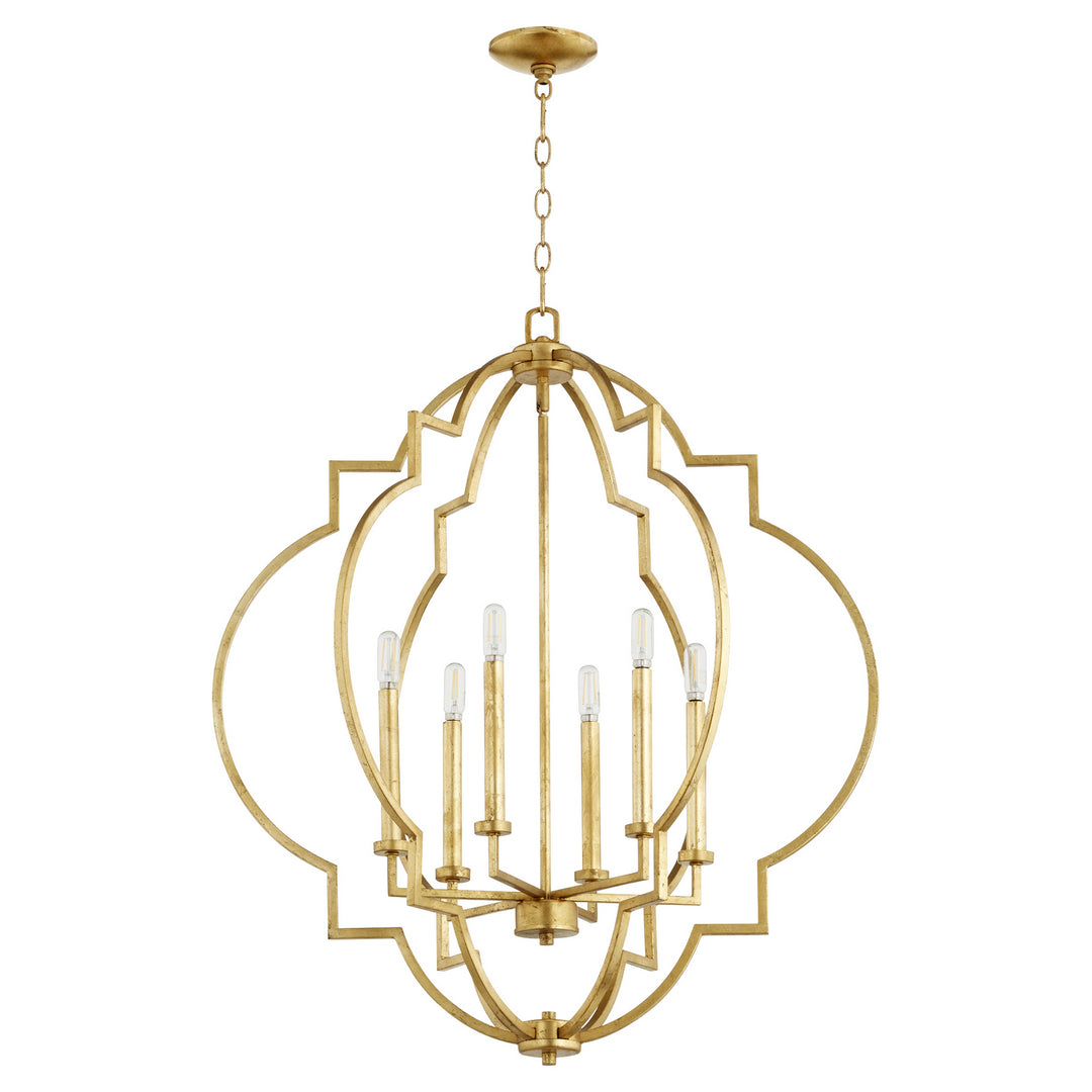 Quorum Dublin 6842-6-74 Pendant Light - Gold Leaf
