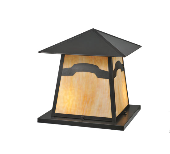 Meyda Tiffany Lighting 99942 Stillwater Two Light Pier Mount Outdoor Bronze / Dark