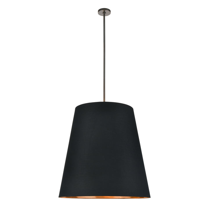 Alora calor PD311030UBBG Pendant Light - Black Linen with Gold Parchment/Urban Bronze