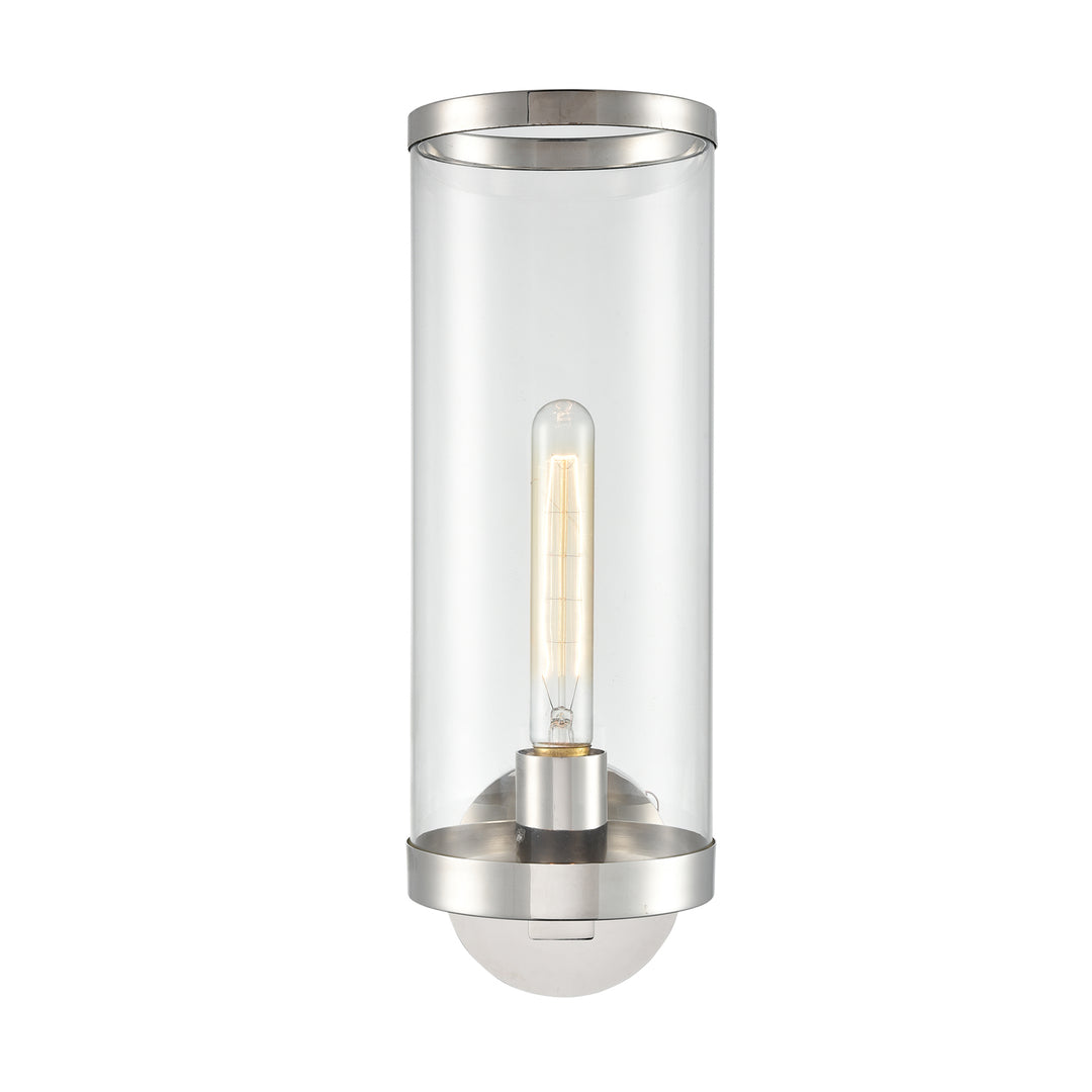 Alora revolve ii WV311601PNCG Wall Light - Clear Glass/Polished Nickel