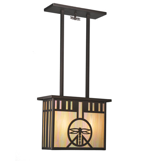 Meyda Tiffany Damselfly 99998 Pendant Light - Mahogany Bronze