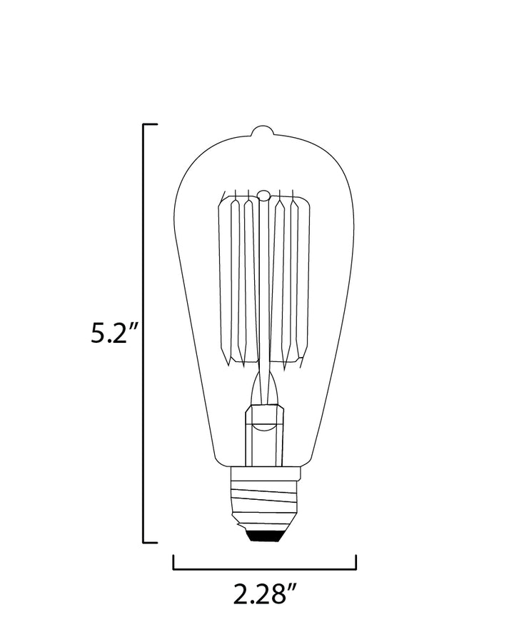 Maxim Lighting BI40ST58CL120V  Bulbs Light Bulb Light