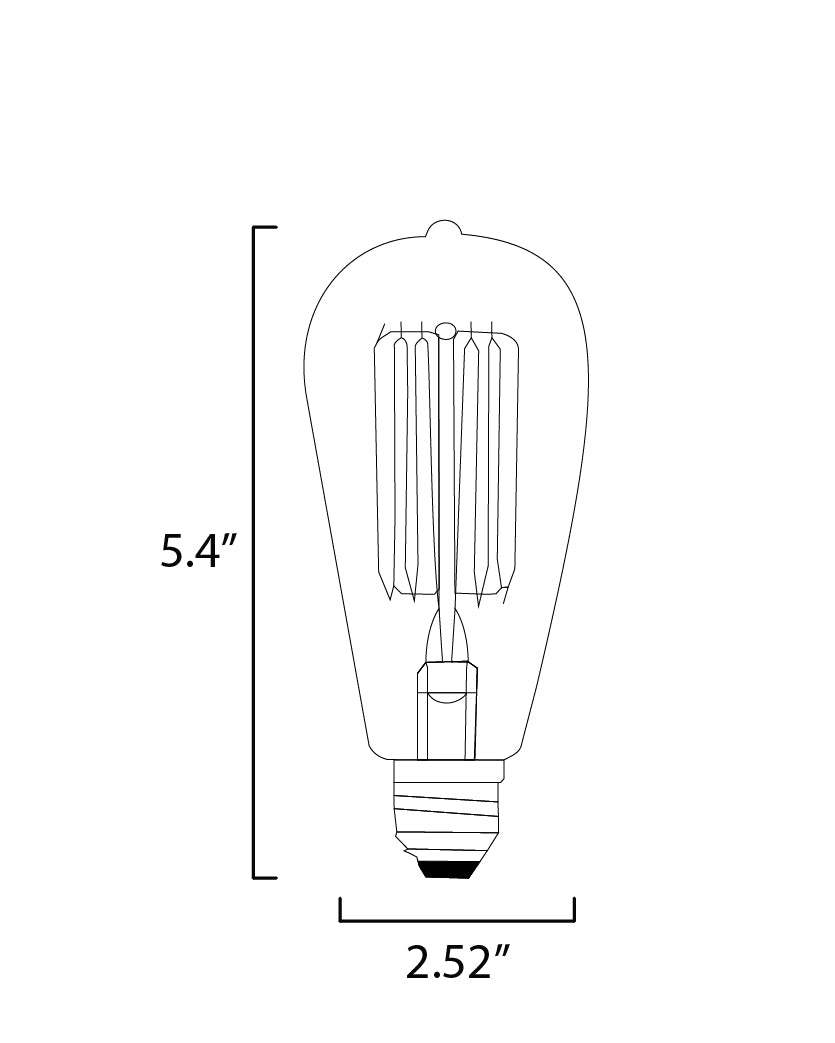 Maxim Lighting BI60ST64CL120V  Bulbs Light Bulb Light